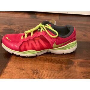 Nike Training Flex TR2 Pink Neon Green Sneakers 511332-632 Womens Size 9